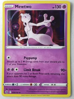 HOLO Mewtwo 059/159 NM / M - Crown Zenith Pokemon Card - $2 Combined Shipping - Image 1