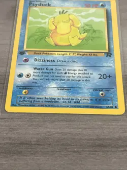Psyduck 65/82 1st Edition Team Rocket Common 2000 English Pokemon Card WoTC - Image 4