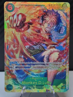 Monkey D. Luffy OP13-118 SEC Secret Rare - One Piece Card Game - Image 1