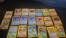 Pokemon Lot - 20x Wotc Cards Rares Uncommons - Base Rocket Jungle Gym Fossil - Image 1