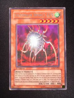 Yu-Gi-Oh! ULTIMATE INSECT LV5 FET-EN007 Rare 1st Edition YuGiOh Card - MP - Image 1