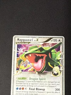 Rayquaza C LV.X DP47 Diamond and Pearl Promo Holo Card Pokemon TCG - Image 5