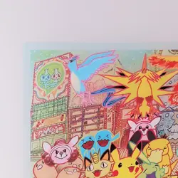 Moltres Zapdos Articuno Pikachu Pokemon Center Clear Card From Japan - Image 3