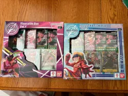 Bandai One Piece Trading Card Game: Illustration Box Volume 3 + 4 BUNDLE - Image 1