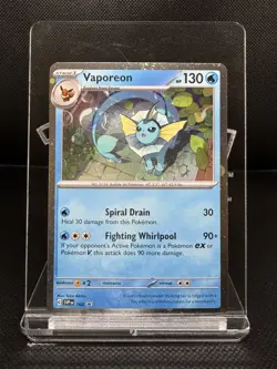 Vaporeon #168 Holo SVP: Black Star Promo Prismatic Evolutions Pokemon Card - Image 1