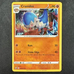 Pokemon TCG Cranidos SWSH Black Star Promos SWSH274 Cosmos Holo Card 2 - Image 1