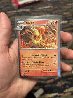 Cosmos Holo Flareon #167 Promo SV: Scarlet & Violet Promo Cards Pokemon - Image 1