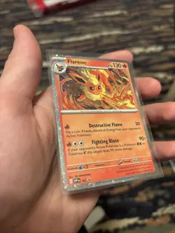Cosmos Holo Flareon #167 Promo SV: Scarlet & Violet Promo Cards Pokemon - Image 2