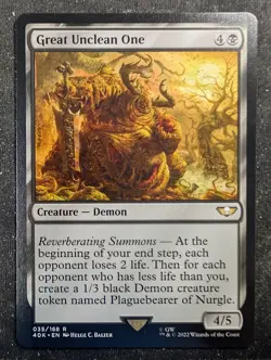 Great Unclean One - Warhammer 40K Commander (MTG) - Image 1