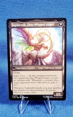 Sephiroth Fabled Soldier/One Winged Angel Final Fantasy Magic the Gathering - Image 2