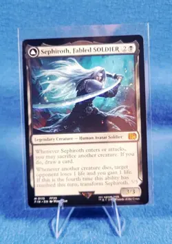 Sephiroth Fabled Soldier/One Winged Angel Final Fantasy Magic the Gathering - Image 3