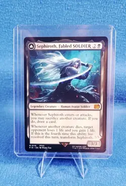 Sephiroth Fabled Soldier/One Winged Angel Final Fantasy Magic the Gathering - Image 4