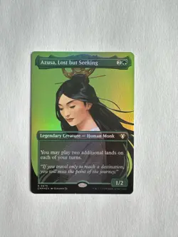 MTG: AZUSA, LOST BUT SEEKING *BORDERLESS**FOIL* - NM - CMM 679 - FRE SHIPPING!!! - Image 1
