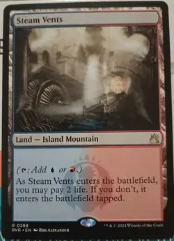 MTG - Steam Vents - Rare - Image 1