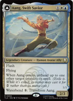 Aang, Swift Savior R Avatar: The Last Airbender 204 NM MTG - Image 1