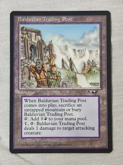 NM Balduvian Trading Post Alliances Mtg Magic the Gathering - Image 1