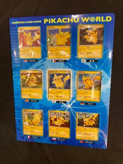 Pokemon TCG 2010 Pikachu World Collection Japanese Set Blue Version - Image 1