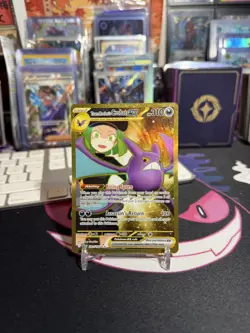 Pokemon Destined Rivals Team Rocket's Crobat EX 242/182 Gold Hyper Rare NM/MT - Image 1