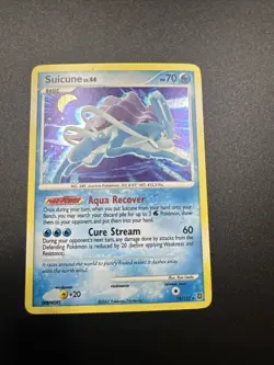 2007 POKEMON DIAMOND & PEARL SECRET WONDERS 19 SUICUNE-HOLO CRACKED ICE - Image 2