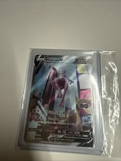 Mewtwo V (Alternate Full Art) 072/078 Pokemon GO Holo - Image 1