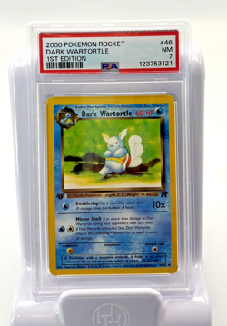2000 PSA 7 Pokemon Dark Wartortle 1st Edition Rocket #46 Fresh Grading Oct. 2025 - Image 1