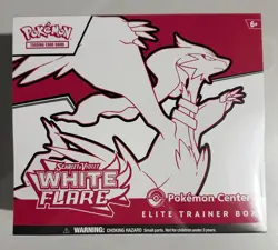 Pokemon Center TCG White Flare ETB Factory Sealed FREE SHIPPING - Image 1