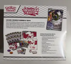 Pokemon Center TCG White Flare ETB Factory Sealed FREE SHIPPING - Image 2