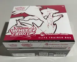 Pokemon Center TCG White Flare ETB Factory Sealed FREE SHIPPING - Image 5