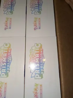 Prismatic Evolutions Pokemon Center Elite Trainer Box ETB CASE with Receipt. - Image 1
