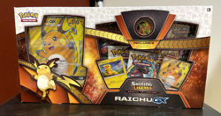 Pokemon Sealed Shining Legends Raichu GX Special Collection Box FREE SHIPPING - Image 1