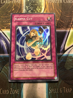 *** KARMA CUT *** SUPER RARE DR04-EN173 (MP) YUGIOH! - Image 1