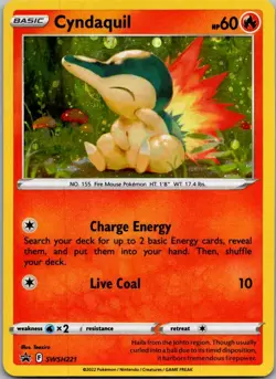Cyndaquil Promo SWSH: Sword & Shield Promo Cards SWSH221 NM - Image 1