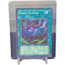 Magic Planter Super Rare Unlimited Yu-Gi-Oh! Card #RGBT-EN048 W/ Top Loader - Image 1