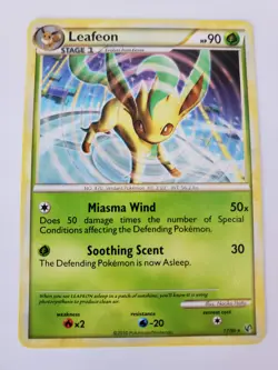 Leafeon 17/90 Undaunted Regular Rare Pokemon Card - Excellent Condition - Image 3