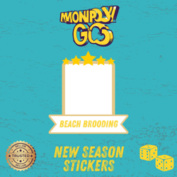 MONOPOLY GO STICKER 5 ????? Beach Brooding ?FAST RESPONSE? - Image 1