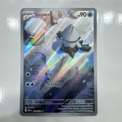 Snover Illustration Rare 140/132 Mega Evolution Pokemon TCG Near Mint Card NM - Image 1