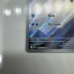 Snover Illustration Rare 140/132 Mega Evolution Pokemon TCG Near Mint Card NM - Image 5