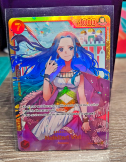 OP04-118 SEC One Piece Card Game Nefeltari Vivi TCG Kingdoms Of Intrigue English - Image 1