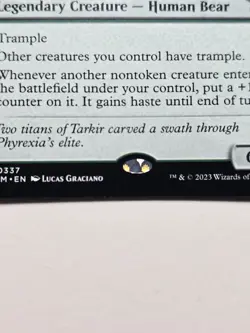 Surrak and Goreclaw March of the Machine Regular magic card green NM mom 0337 - Image 4