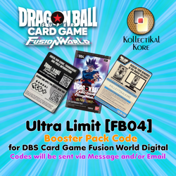 Dragon Ball Super Card Game Fusion World Digital Code FB04 Ultra Limit x1 - Image 1