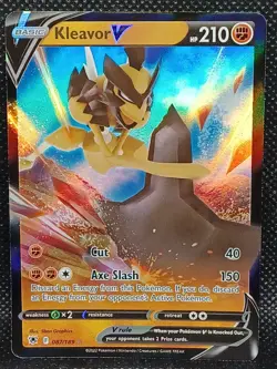 Kleavor V 087/189 - Astral Radiance - Ultra Rare Pokemon Card - Near Mint (NM) - Image 1