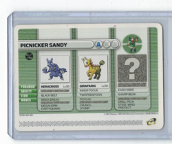 Picnicker Sandy Pokemon Ruby & Sapphire E-Reader Battle Card NM - Image 1