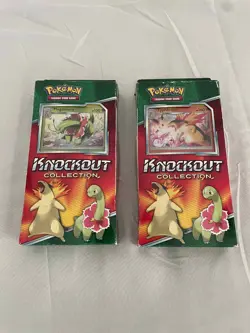 Pokemon TCG: Knock Out Collection Set x 2 - Typhlosion/Meganium *SEALED* RARE - Image 1
