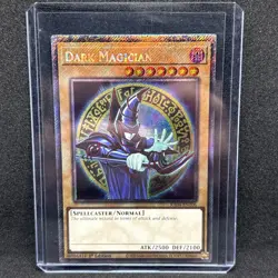 Yugioh! Dark Magician RA04-EN106 9th Art Platinum Secret Rare 1st Edition - Image 1