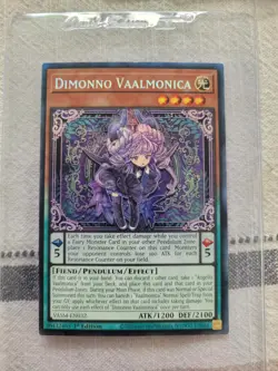 Yugioh Dimonno Vaalmonica (CR) VASM-EN032 Valiant Smashers, Collector's Rare NM - Image 1