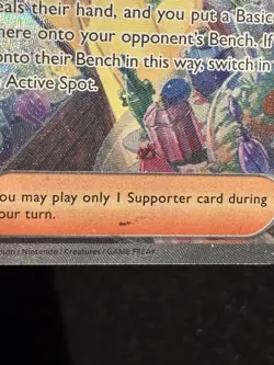 Erika's Invitation 203/165 - Scarlet & Violet 151 Pokemon TCG 2023 - LP Card - Image 4