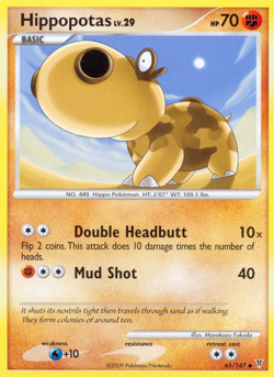 Hippopotas 61/147 Uncommon | Supreme Victors | Pokemon Card - Image 1