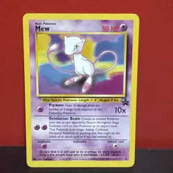 5 Card Pokemon Card Lot With Mew Promo #8, Mewtwo ex 058/182 - Image 2