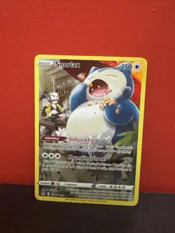 5 Pokemon Card Lot With Snorlax TG10 And Base Set 2 Weedle - Image 2