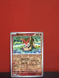 Pokemon TCG Lot With Silver Tempest Unopened Sleeve Pack and 2 Victini Cards - Image 2